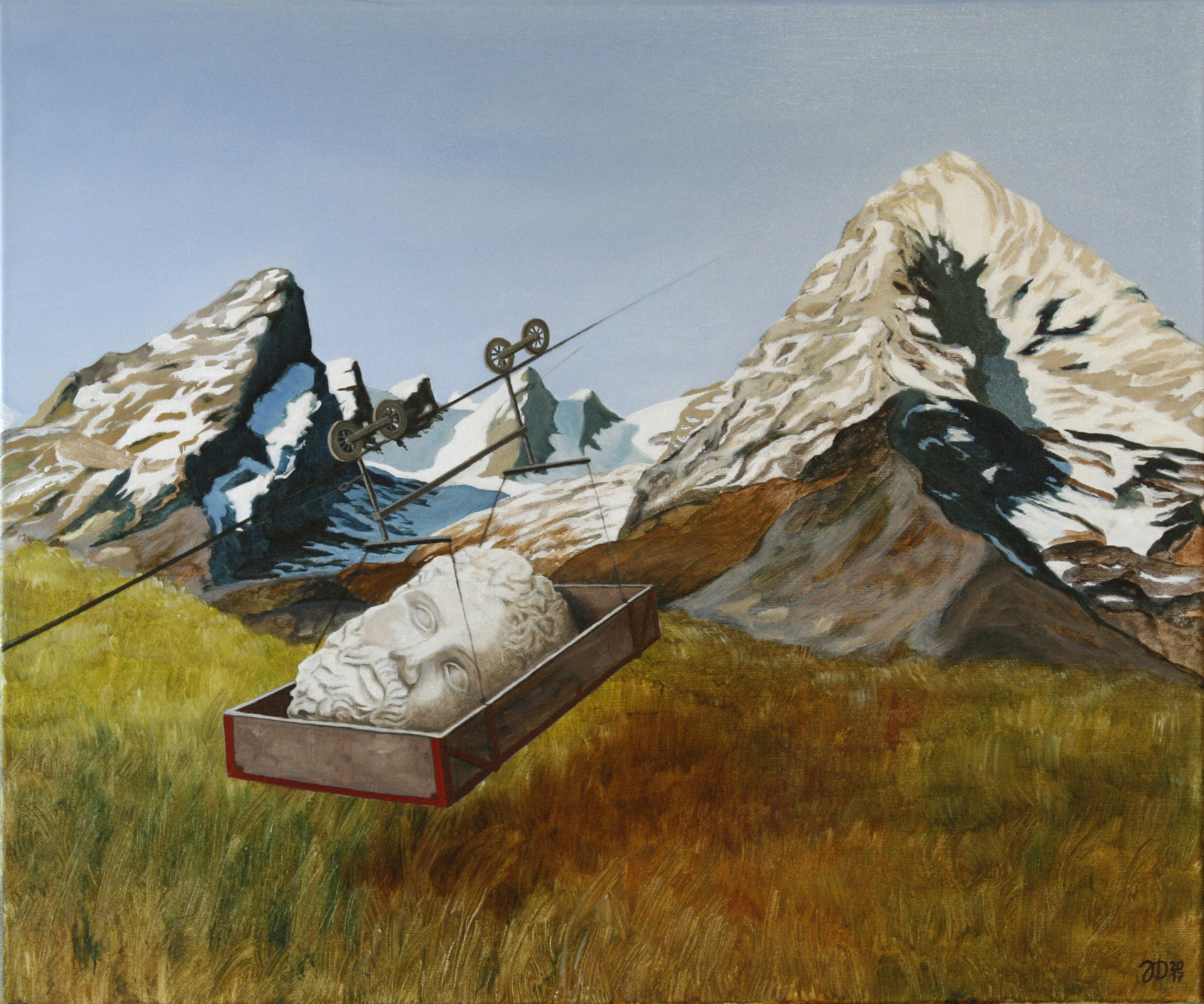 478. Rückkehr vom König Watzmann, 50x60, 2017