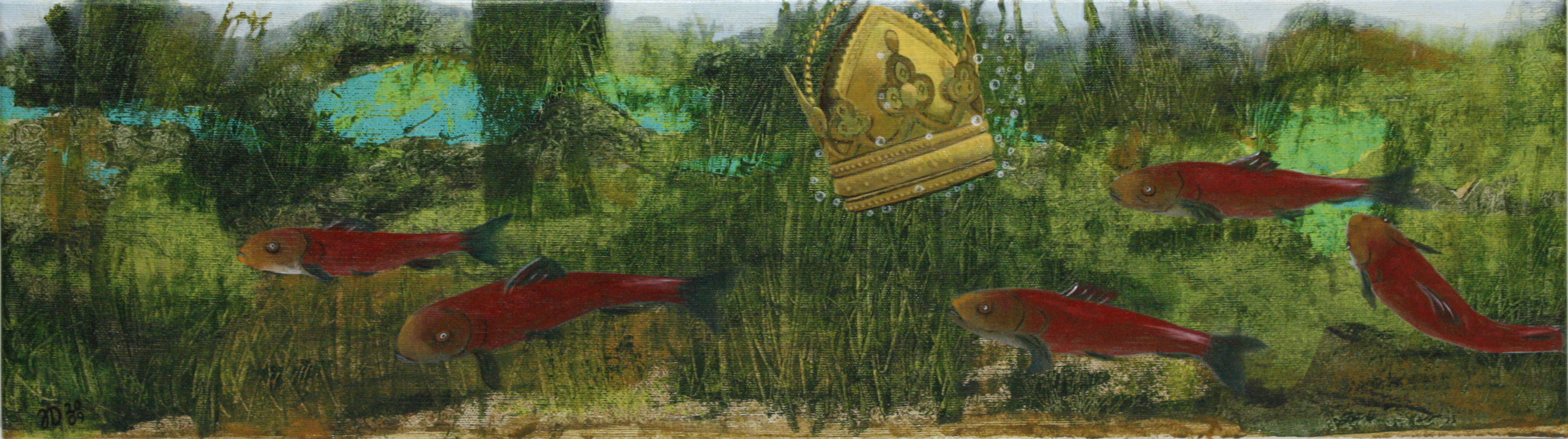 331. Kleine Fische, 24x85, 2009-20