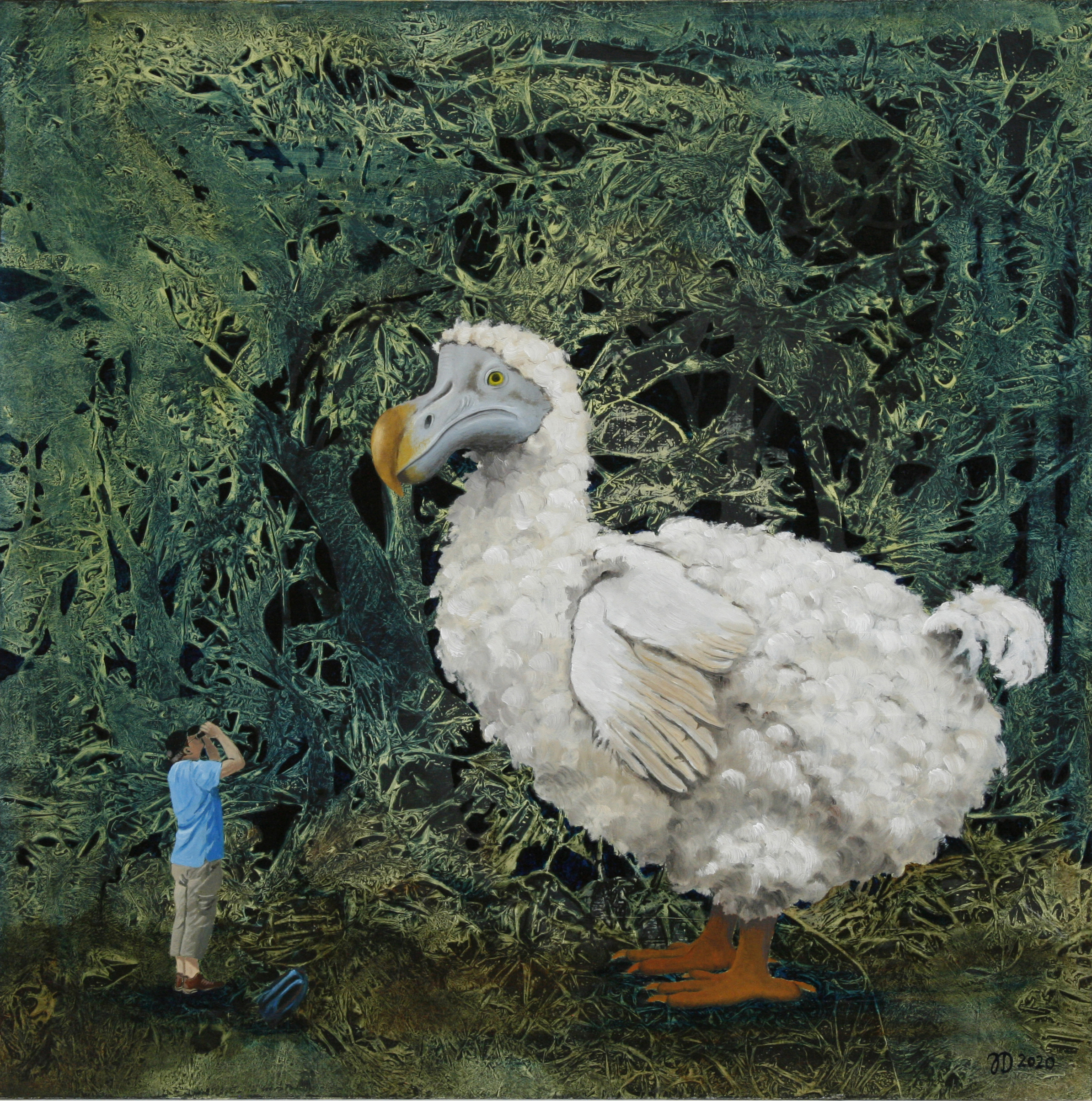 513. Entdeckung des Dodo, 60x60, 2020